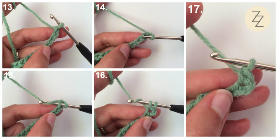 single crochet diagram